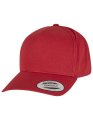 Caps Snapback 5-Panel Curved Classic Flexfit Mars Rood